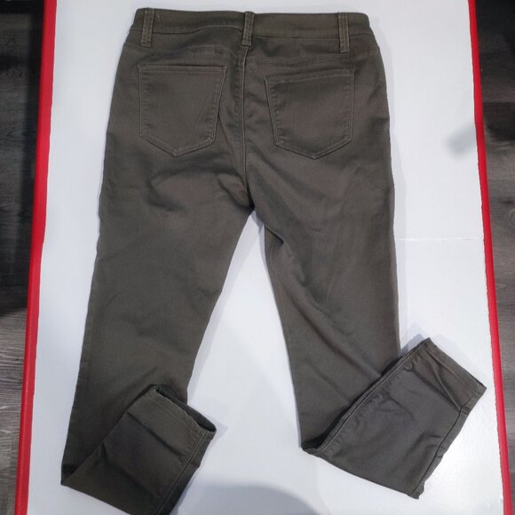 Design Lab skinny stretch olive green women's size 29 - Picture 3 of 13